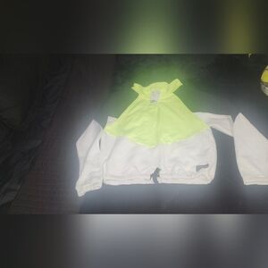 H&M White and Yellow Cowl Neck Sweater